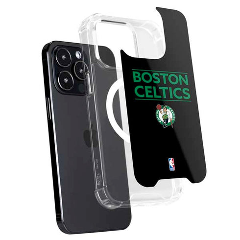 NBA Boston Celtics Standard - Black iPhone 13 Pro MagSafe Case