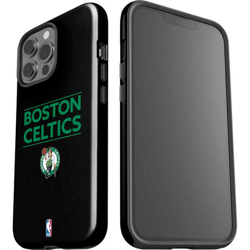 NBA Boston Celtics Standard - Black iPhone 13 Pro Max Impact Case