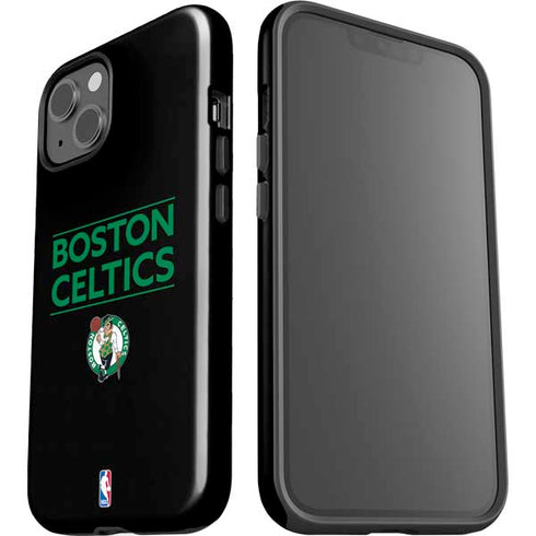 NBA Boston Celtics Standard - Black iPhone 15 Plus Impact Case