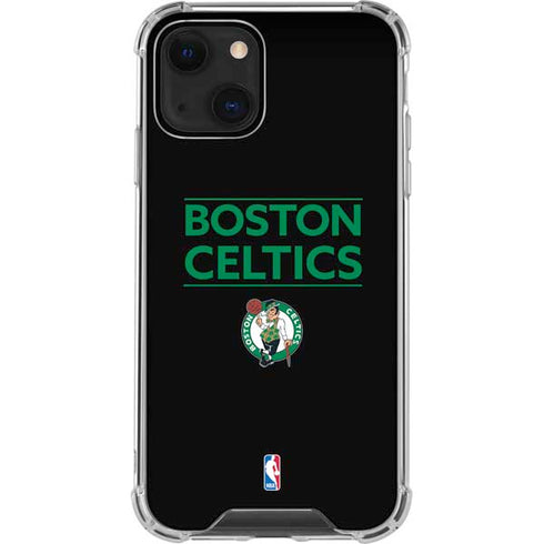 NBA Boston Celtics Standard - Black iPhone 15 Plus Clear Case