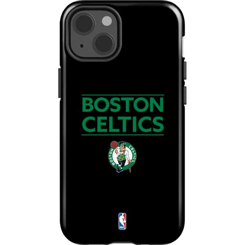 NBA Boston Celtics Standard - Black iPhone 15 Impact Case
