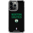 NBA Boston Celtics Standard - Black iPhone 14 Pro Clear Case