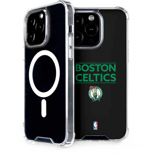NBA Boston Celtics Standard - Black iPhone 15 Pro MagSafe Case