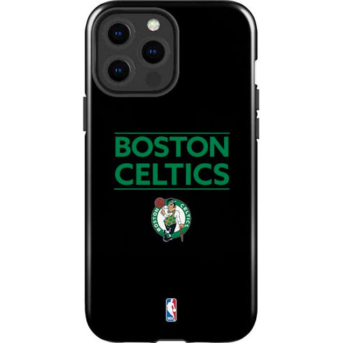 NBA Boston Celtics Standard - Black iPhone 15 Pro Max Impact Case