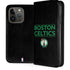 NBA Boston Celtics Standard - Black iPhone 15 Pro Folio Case