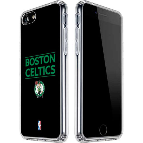NBA Boston Celtics Standard - Black iPhone SE (2nd & 3rd Gen) Clear Case