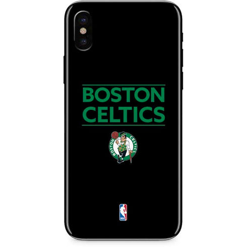 NBA Boston Celtics Standard - Black iPhone XS Max Skin