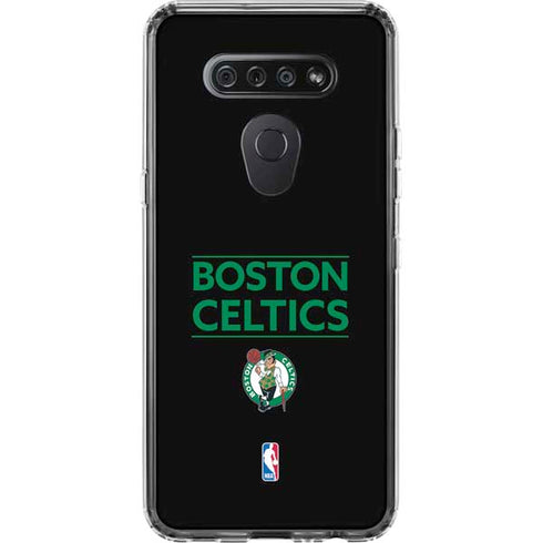 NBA Boston Celtics Standard - Black LG K51/Q51 Clear Case