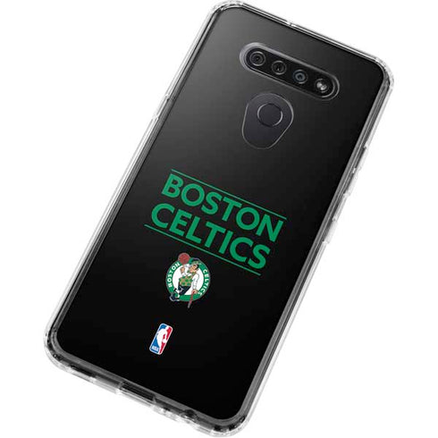 NBA Boston Celtics Standard - Black LG K51/Q51 Clear Case