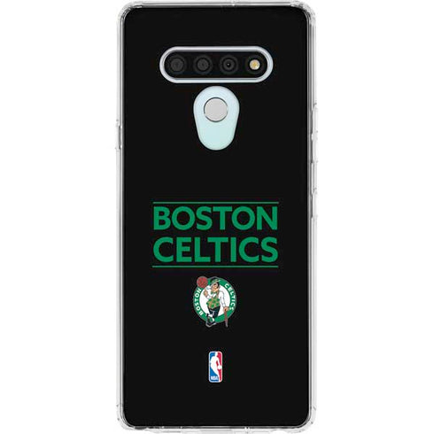 NBA Boston Celtics Standard - Black LG Stylo 6 Clear Case