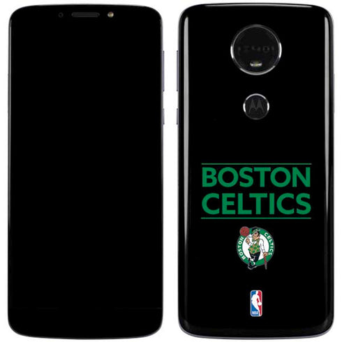 NBA Boston Celtics Standard - Black Moto E5 Plus Skin