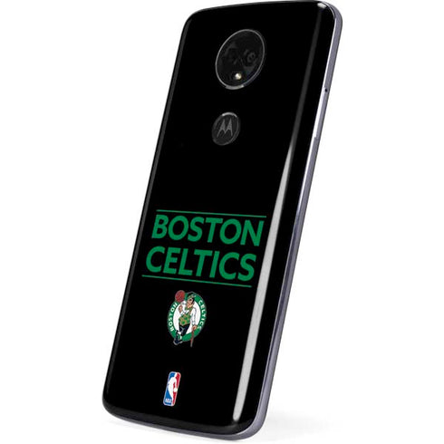 NBA Boston Celtics Standard - Black Moto E5 Plus Skin