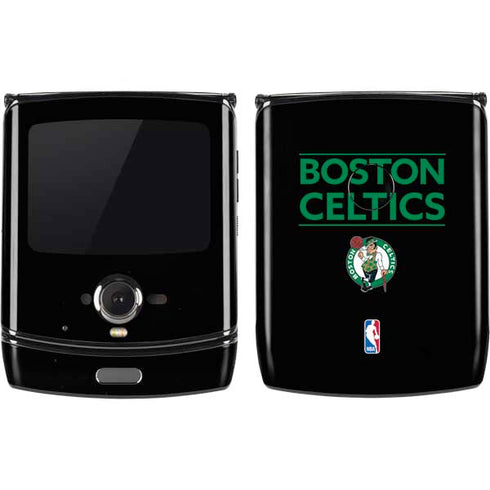 NBA Boston Celtics Standard - Black Motorola RAZR Skin