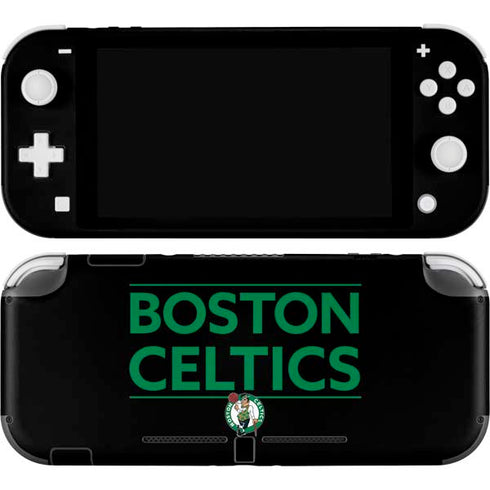 NBA Boston Celtics Standard - Black Nintendo Switch Lite Skin