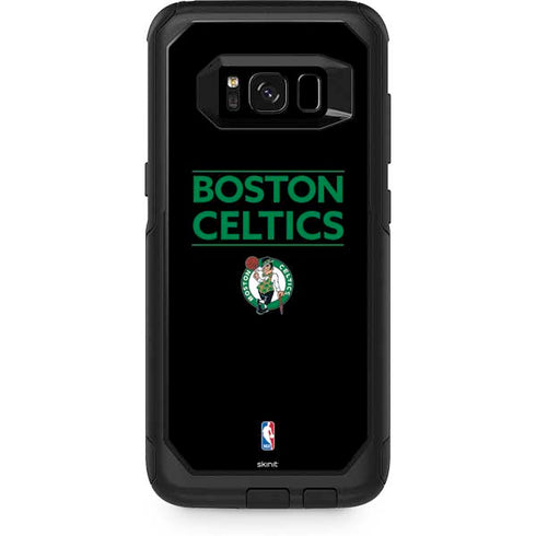 NBA Boston Celtics Standard - Black Otterbox Commuter Galaxy Skin
