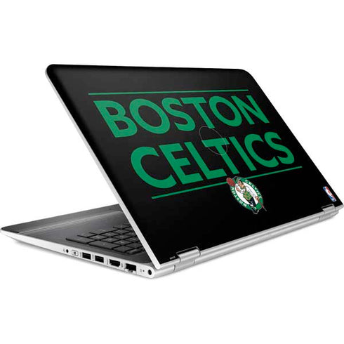 NBA Boston Celtics Standard - Black HP Pavilion Skin