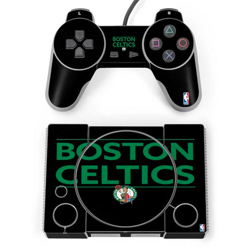 NBA Boston Celtics Standard - Black PlayStation Classic Bundle Skin