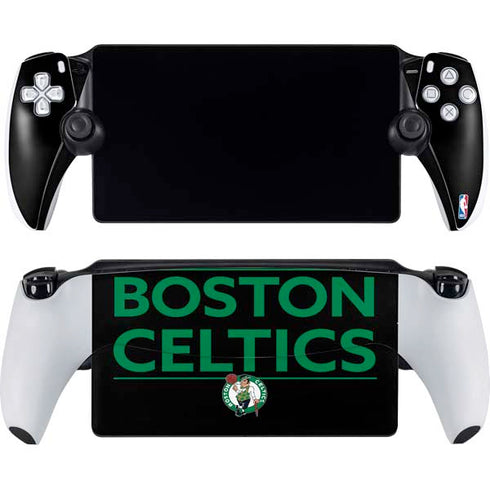 NBA Boston Celtics Standard - Black PlayStation Portal Remote Player Skin