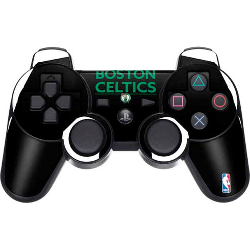 NBA Boston Celtics Standard - Black PS3 Dual Shock wireless controller Skin