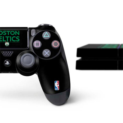 NBA Boston Celtics Standard - Black PS4 Console and Controller Bundle Skin