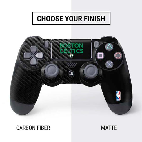 NBA Boston Celtics Standard - Black PS4 Controller Skin