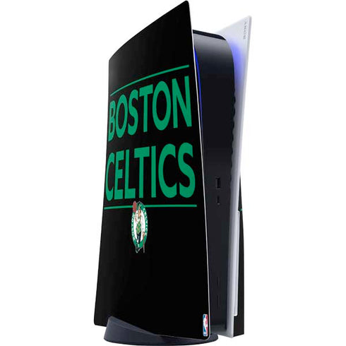 NBA Boston Celtics Standard - Black PS5 Console Skin
