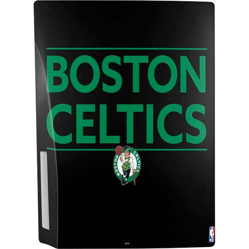NBA Boston Celtics Standard - Black PS5 Console Skin