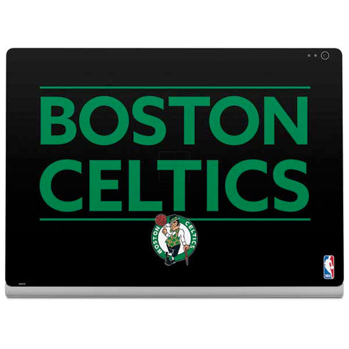 NBA Boston Celtics Standard - Black Surface Book 2 15in Skin