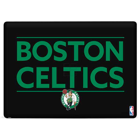 NBA Boston Celtics Standard - Black Surface Laptop 2 Skin