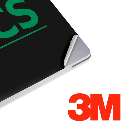 NBA Boston Celtics Standard - Black Surface Laptop 2 Skin