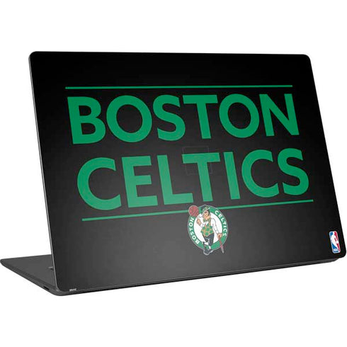 NBA Boston Celtics Standard - Black Surface Laptop 4 15in Skin