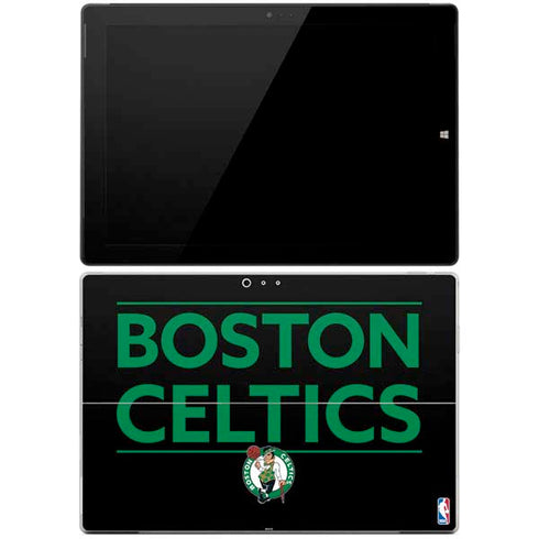 NBA Boston Celtics Standard - Black Surface Pro 3 Skin