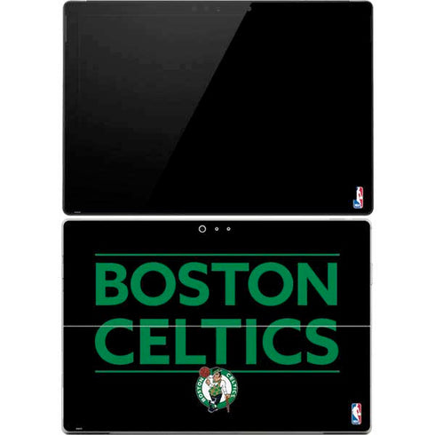 NBA Boston Celtics Standard - Black Surface Pro 4 Skin
