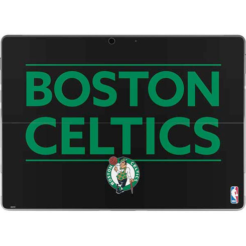 NBA Boston Celtics Standard - Black Surface Pro 9 Skin