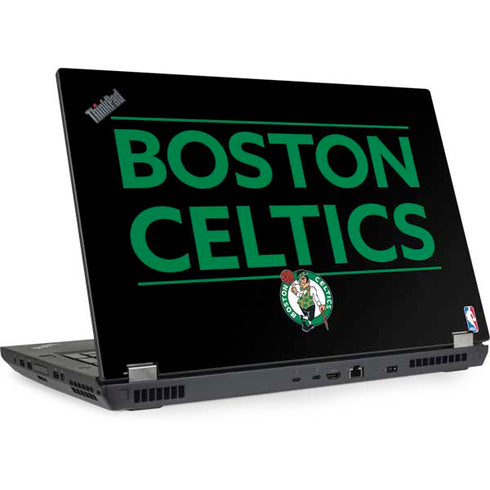 NBA Boston Celtics Standard - Black Lenovo ThinkPad Skin