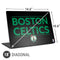 NBA Boston Celtics Standard - Black Universal Laptop 18in (14.6 x 10.6in) Skin