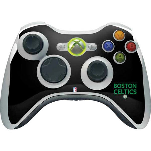 NBA Boston Celtics Standard - Black Xbox 360 Wireless Controller Skin