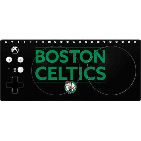 NBA Boston Celtics Standard - Black Xbox Adaptive Controller Skin