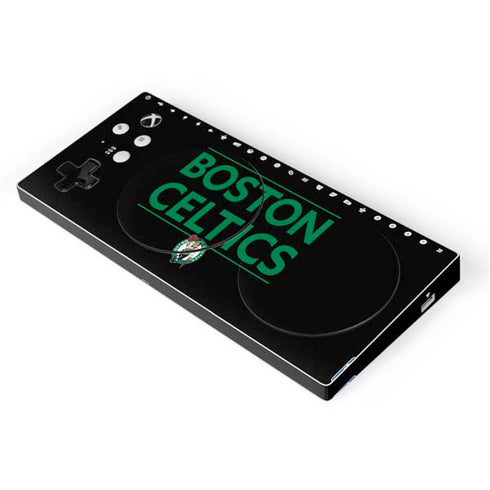 NBA Boston Celtics Standard - Black Xbox Adaptive Controller Skin