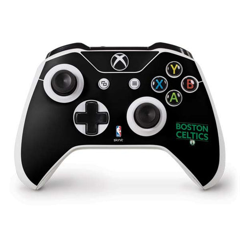 NBA Boston Celtics Standard - Black Xbox One S Controller Skin