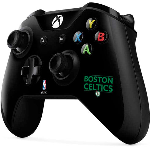 NBA Boston Celtics Standard - Black Xbox One X Controller Skin