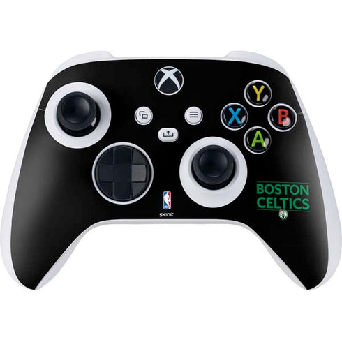 NBA Boston Celtics Standard - Black Xbox Series S Controller Skin