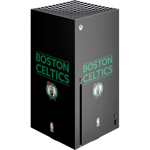 NBA Boston Celtics Standard - Black Xbox Series X Console Skin