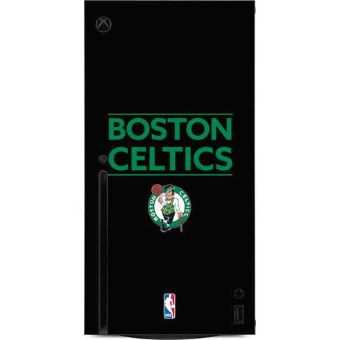 NBA Boston Celtics Standard - Black Xbox Series X Console Skin