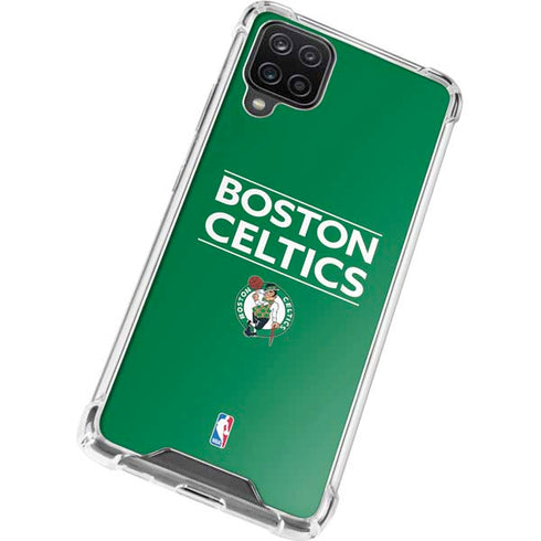 NBA Boston Celtics Standard - Green Galaxy A12 Clear Case