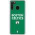 NBA Boston Celtics Standard - Green Galaxy A21 Clear Case