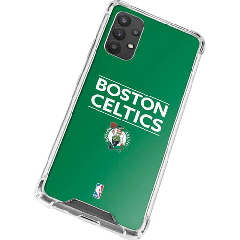 NBA Boston Celtics Standard - Green Galaxy A32 5G Clear Case