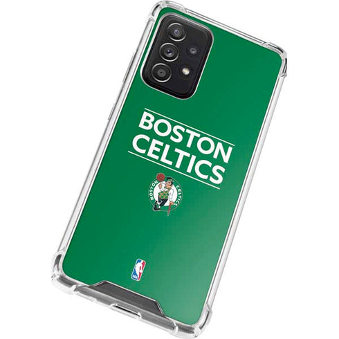NBA Boston Celtics Standard - Green Galaxy A52 5G Clear Case