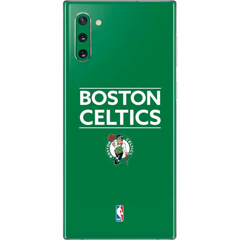 NBA Boston Celtics Standard - Green Galaxy Note 10 Skin