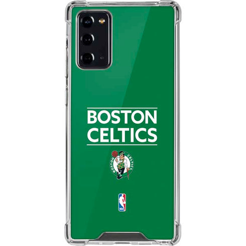 NBA Boston Celtics Standard - Green Galaxy Note20 5G Clear Case